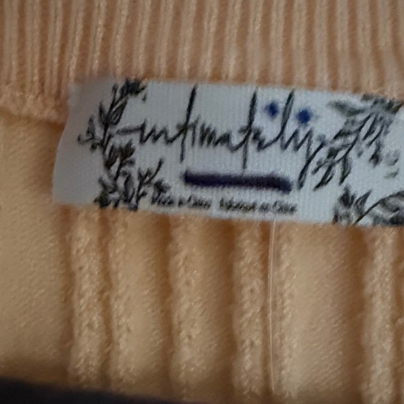 Free People Peach Long Sleeve Bodysuit with embroidery on sleeves - Picture 9 of 16